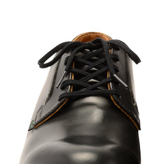 36-inch Flat Nylon Lace - Unisex Lace in Black Nylon