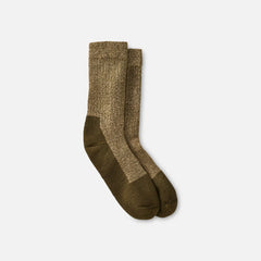 Deep Toe-Capped Crew Socks - Unisex Deep Toe-Capped Crew Sock in Olive