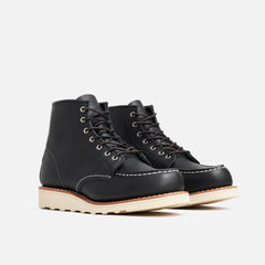 Classic Moc® - Women's Short Boot in Black Boundary Leather