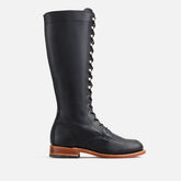 Gloria - Women's Tall Boot in Black Boundary Leather