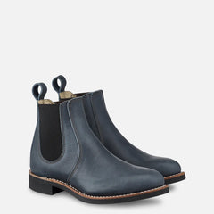 6-inch Chelsea - Women's Short Boot in Indigo Legacy Leather
