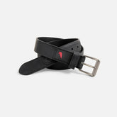 Heavy Duty Work Leather Belt - Men's Leather Belt in Black