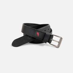 Heavy Duty Work Leather Belt - Men's Leather Belt in Black