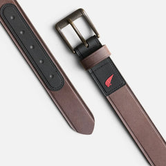 Heavy Duty Work Leather Belt - Men's Leather Belt in Brown