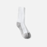 Ulimate Diabetic Light Weight Crew - Unisex Coolmax® Blend Diabetic Crew Sock in White