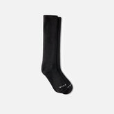 Everyday Work Medium Weight Over-the-Calf - Unisex Cotton Blend Over-the-Calf Sock in Black