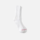 Performance Work Medium Weight Crew - Unisex Acrylic Blend Crew Sock in White