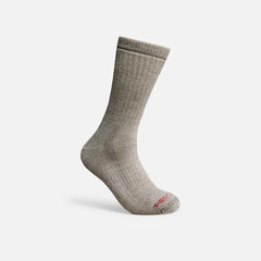 Premium Work Medium Weight Crew - Unisex Merino Wool Blend Crew Sock in Taupe