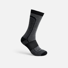 Premium Safety Light Weight Crew - Unisex Merino Wool Blend Crew Sock in Black