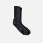 Premium Work Light Weight Crew - Unisex Merino Wool Blend Crew Sock in Black