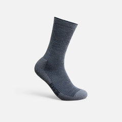 Premium Work Light Weight Crew - Unisex Merino Wool Blend Crew Sock in Charcoal
