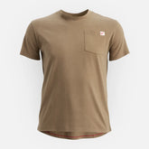 Short Sleeve Pocket T-Shirt - Men's Short Sleeve T-Shirt in Brown