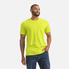 Short Sleeve Pocket T-Shirt - Men's Short Sleeve T-Shirt in Bright Green