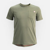 Short Sleeve Pocket T-Shirt - Men's Short Sleeve T-Shirt in Olive Green