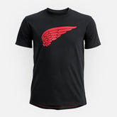 Short Sleeve Wing T-Shirt - Men's Short Sleeve Tee in Black