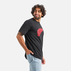 Short Sleeve Wing T-Shirt - Men's Short Sleeve Tee in Black