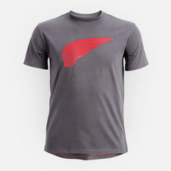 Short Sleeve Wing T-Shirt - Men's Short Sleeve Tee in Dark Gray