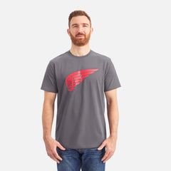 Short Sleeve Wing T-Shirt - Men's Short Sleeve Tee in Dark Gray