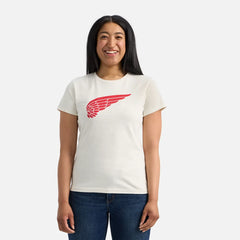 Short Sleeve Wing T-Shirt - Women's Short Sleeve Tee in White