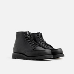 Classic Moc® - Women's Short Boot in Black Boundary Leather