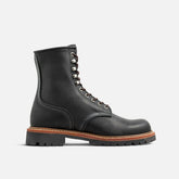 Logger - Men's Logger in Black Oil Slick Leather