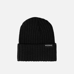 Shaniko Wool Rib Hat - Unisex Wool Hat in Black