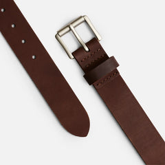 Classic Heritage Leather Belt - Men's Belt in Amber Pioneer Leather