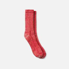 Full Crew Socks - Unisex Full Crew Socks in Scarlet