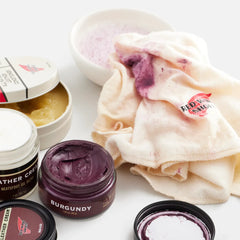 Burgundy Boot Cream - Leather Care Product - Condition