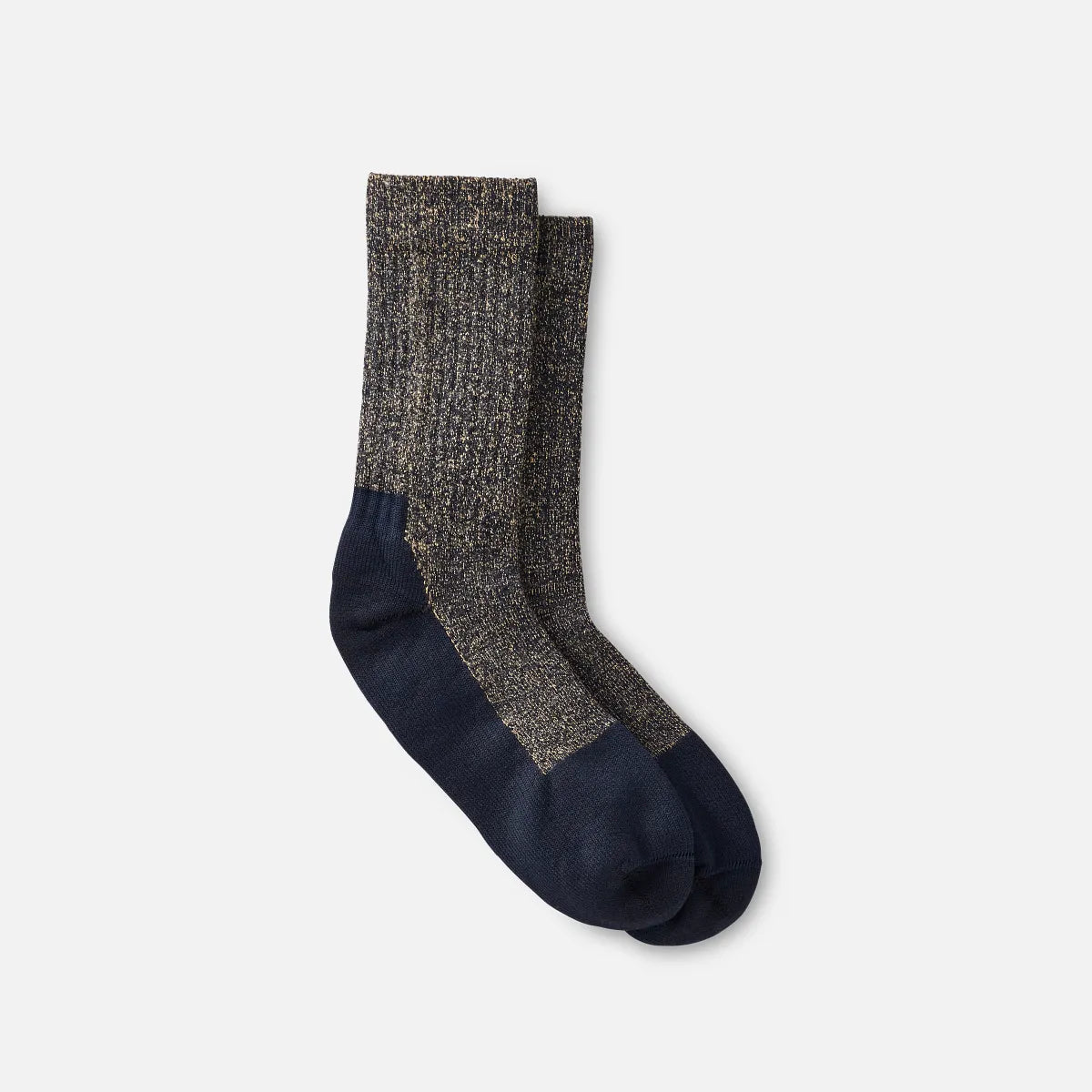 Deep Toe-Capped Crew Socks - Unisex Deep Toe-Capped Crew Sock in Navy