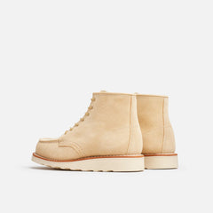 Classic Moc® - Women's Short Boot in Cream Abilene Leather