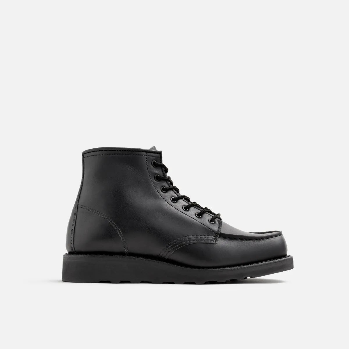 Classic Moc® - Women's Short Boot in Black Boundary Leather
