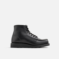 Classic Moc® - Women's Short Boot in Black Boundary Leather