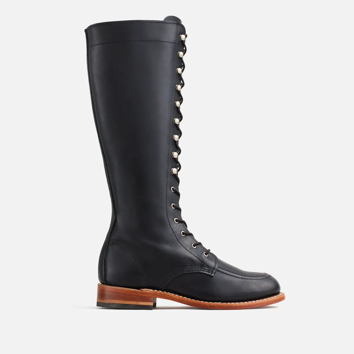 Gloria - Women's Tall Boot in Black Boundary Leather