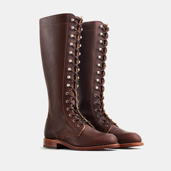 Gloria - Women's Tall Boot in Mahogany Oro-iginal Leather