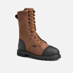 TruWelt - Men's 10-inch Waterproof Safety Toe Metguard Boot