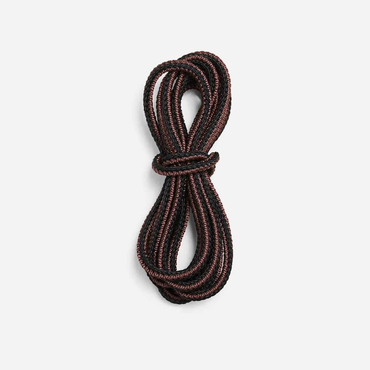 Braided Taslan 63” Laces - Boot Laces in Black/Brown