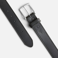 Basic Work Leather Belt - Men's Belt in Black Frontenac Leather