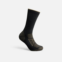 Performance Work Light Weight Crew - Unisex CoolMax® Blend Crew Sock in Black