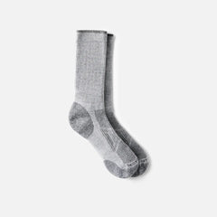 Performance Work Light Weight Crew - Unisex CoolMax® Blend Crew Sock in Gray
