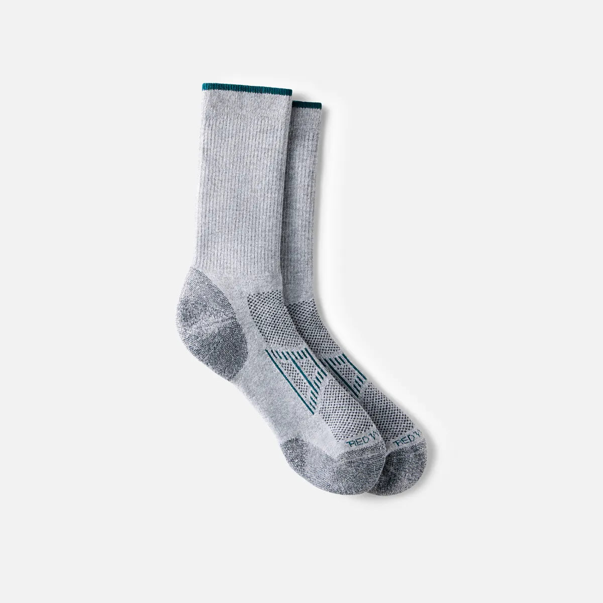 Performance Work Women's Light Weight Crew - Unisex CoolMax® Blend Crew Sock in Gray