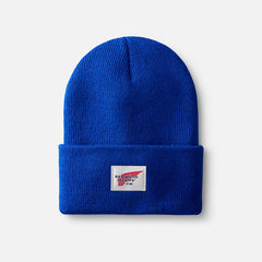 Kids Cuffed Beanie Hat - Unisex Kids Cuffed Beanie Hat in Royal Blue