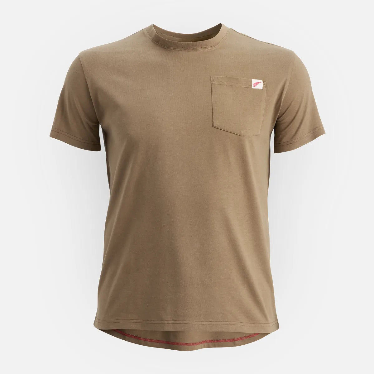 Short Sleeve Pocket T-Shirt - Men's Short Sleeve T-Shirt in Brown