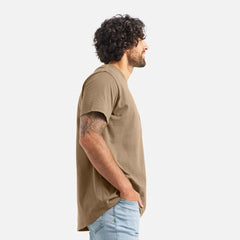 Short Sleeve Pocket T-Shirt - Men's Short Sleeve T-Shirt in Brown