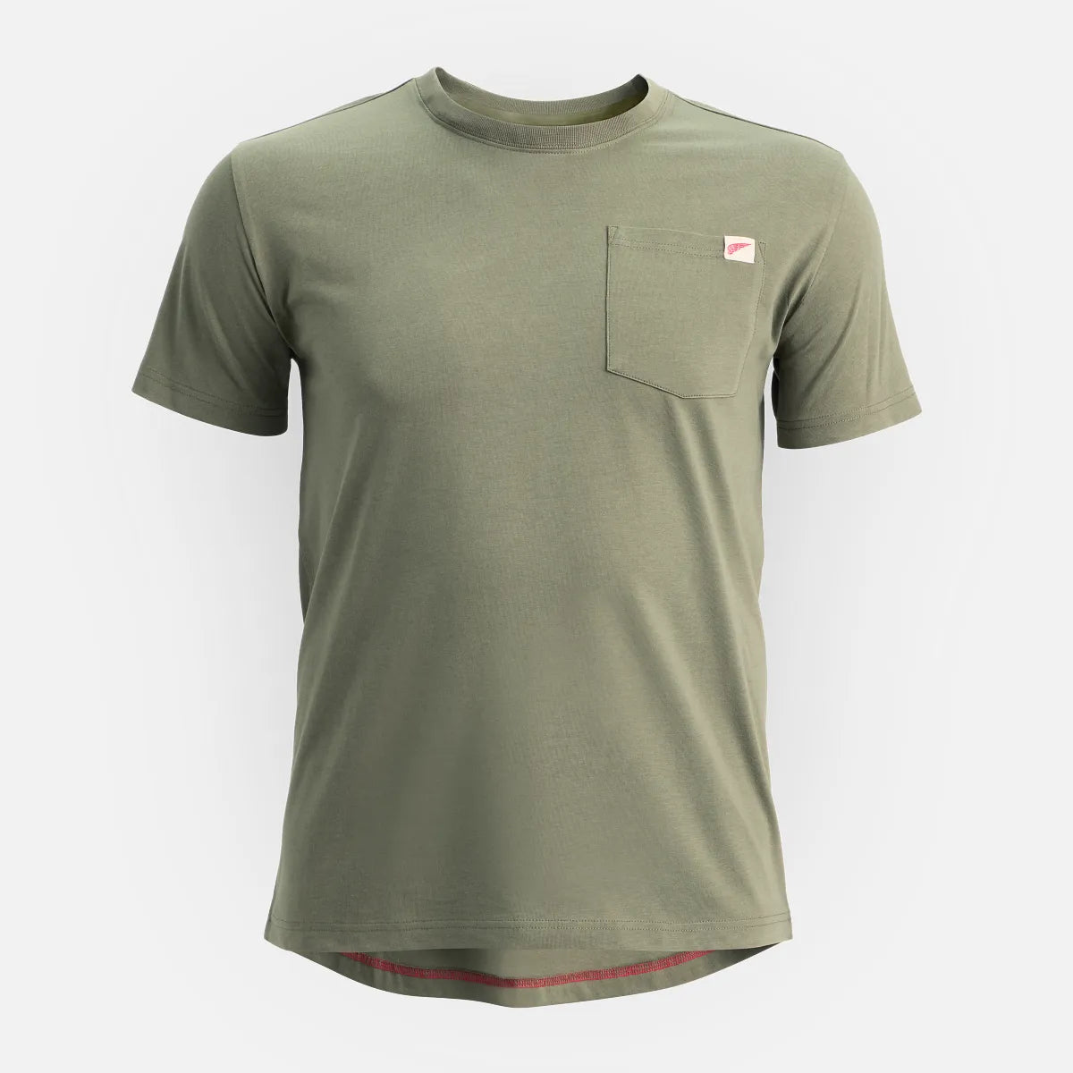 Short Sleeve Pocket T-Shirt - Men's Short Sleeve T-Shirt in Olive Green