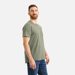 Short Sleeve Pocket T-Shirt - Men's Short Sleeve T-Shirt in Olive Green