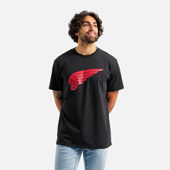 Short Sleeve Wing T-Shirt - Men's Short Sleeve Tee in Black