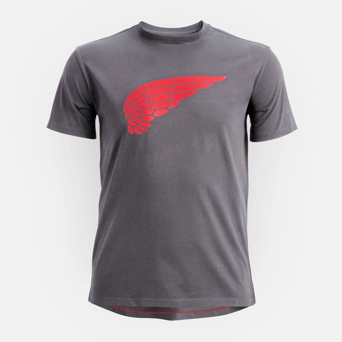 Short Sleeve Wing T-Shirt - Men's Short Sleeve Tee in Dark Gray