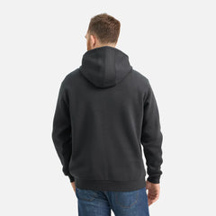 Hoodie with Sleeve Print - Men's Hoodie in Black