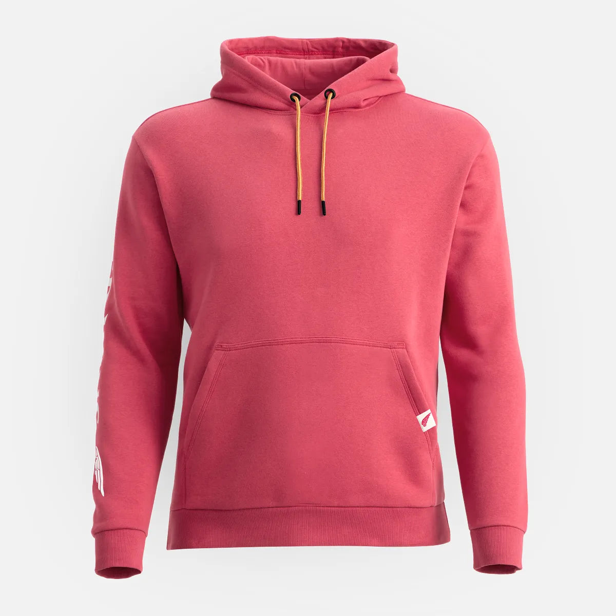Hoodie with Sleeve Print - Men's Hoodie in Red